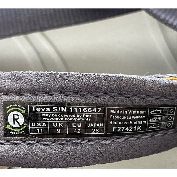 Teva Ascona Sandals Womens Size 11 Sport Strappy Web Hiking Water Adjustable - Picture 5 of 6